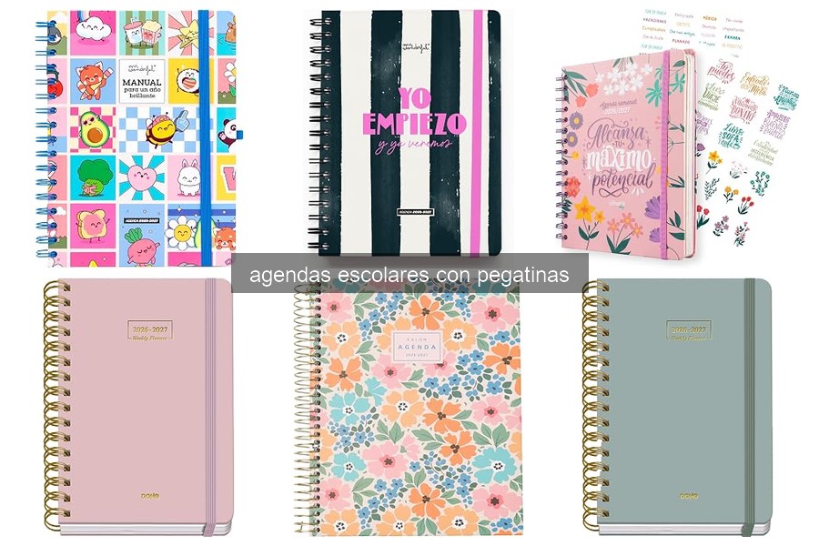 ¿Qué son las agendas escolares con pegatinas y cómo usarlas?