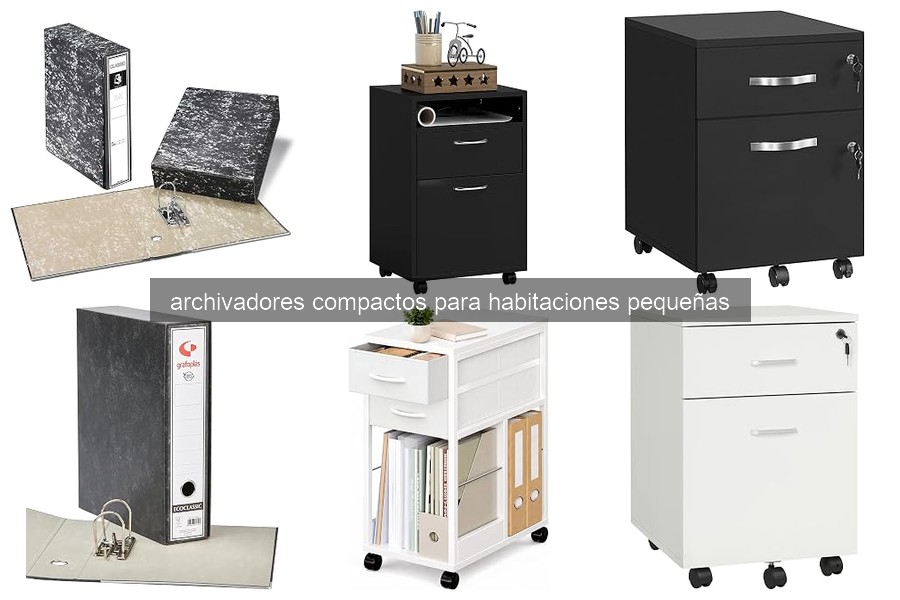¿Qué son los archivadores compactos para habitaciones pequeñas?