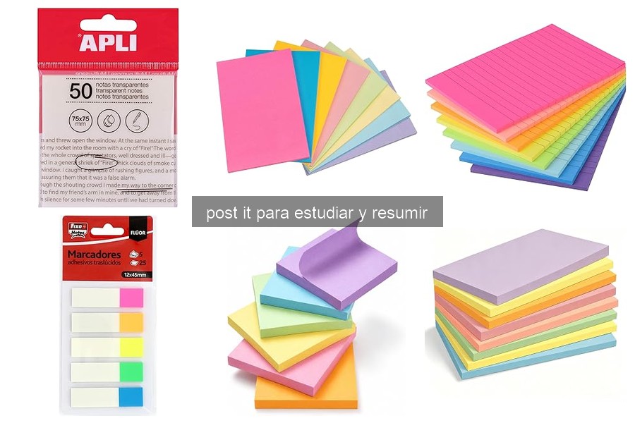 ¿Qué son los post-it y cómo mejoran tu estudio?