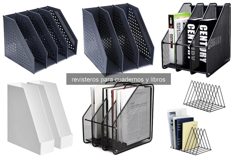 ¿Qué son los revisteros para cuadernos y libros?