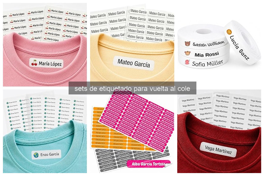 Sets de etiquetado para vuelta al cole: ¿Qué son y por qué usarlos?