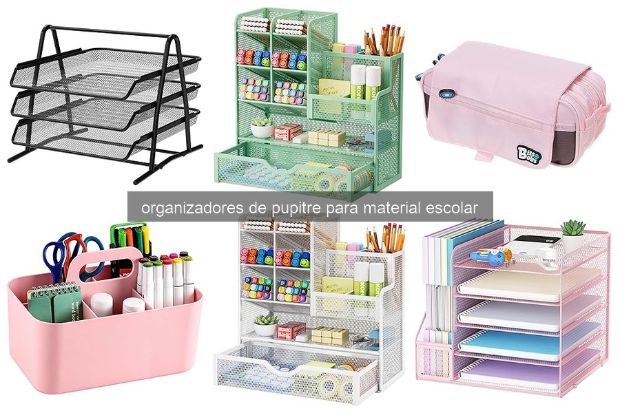 Soluciona problemas comunes con organizadores de pupitre