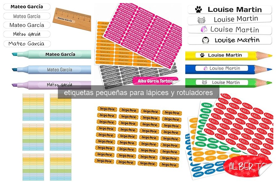 Soluciones a Problemas Comunes con Etiquetas Pequeñas