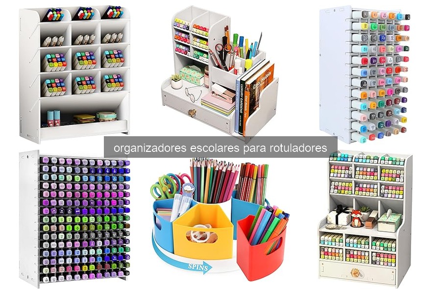 Tipos de organizadores escolares para rotuladores: guía completa