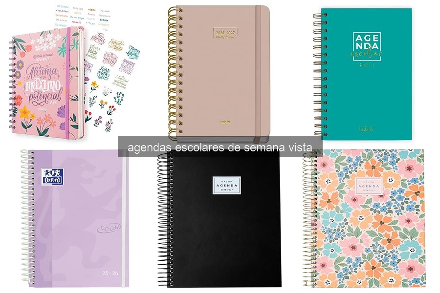 Todo sobre agendas escolares de semana vista y sus ventajas