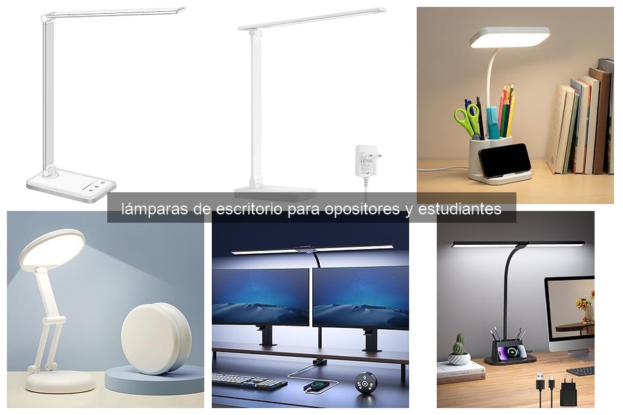 Ventajas de las lámparas de escritorio LED para opositores