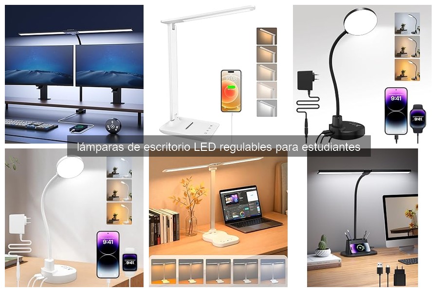 Ventajas de las lámparas de escritorio LED regulables para estudiar