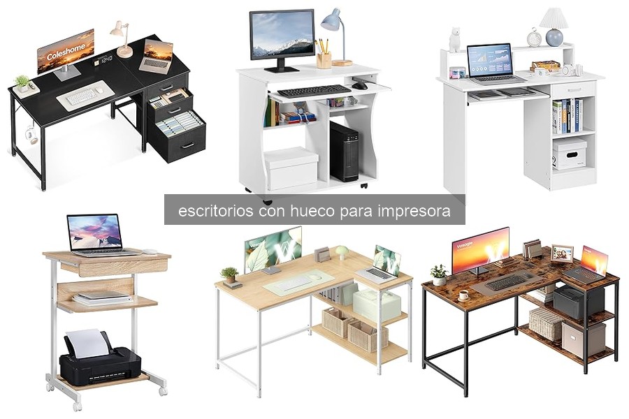 Ventajas de los escritorios con hueco para impresora