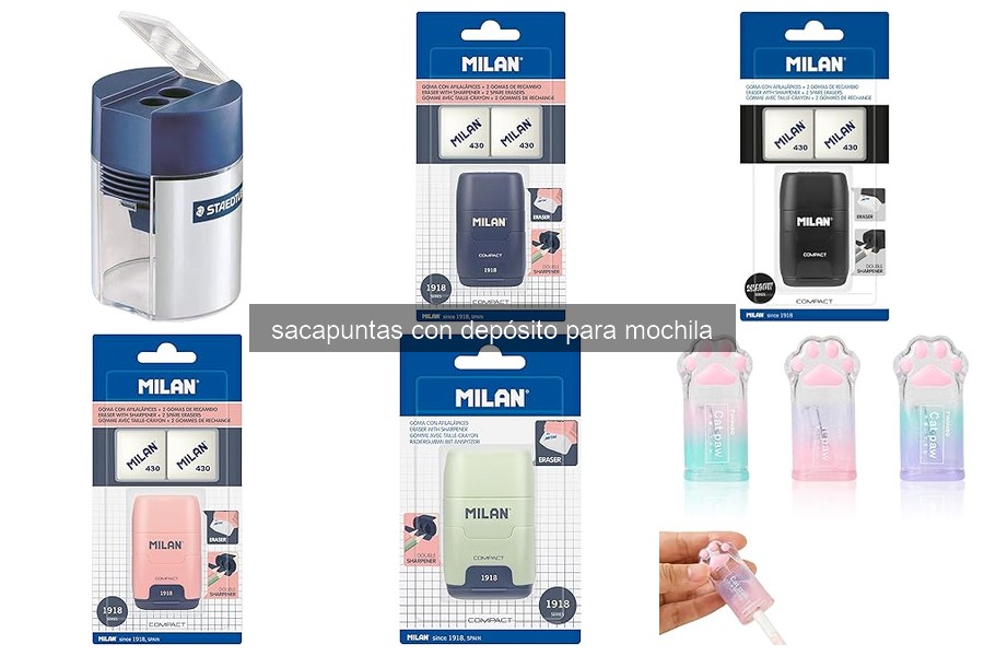 Ventajas de los Sacapuntas con Depósito para Mochila