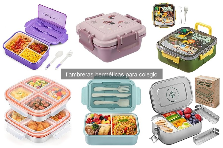 Ventajas de usar fiambreras herméticas en el colegio