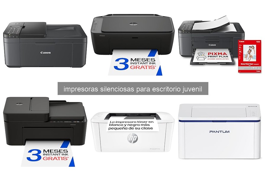 Ventajas de usar impresoras silenciosas en un escritorio juvenil