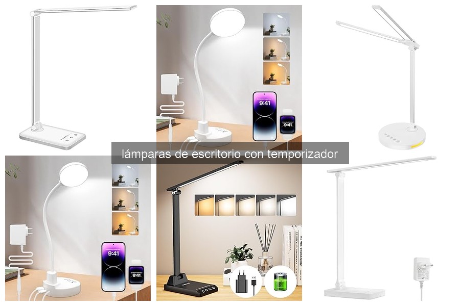 ** Ventajas de usar lámparas de escritorio con temporizador