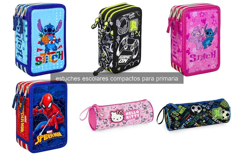 Ventajas y desventajas de estuches escolares compactos