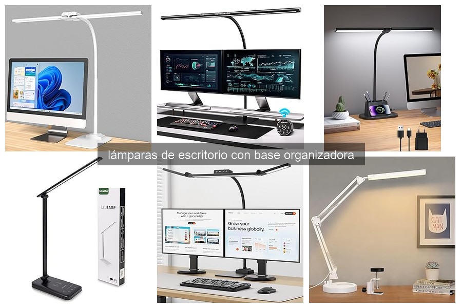 Ventajas y Desventajas de Lámparas de Escritorio con Base Organizador