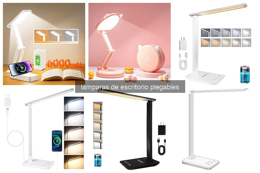 Ventajas y desventajas de lámparas de escritorio plegables