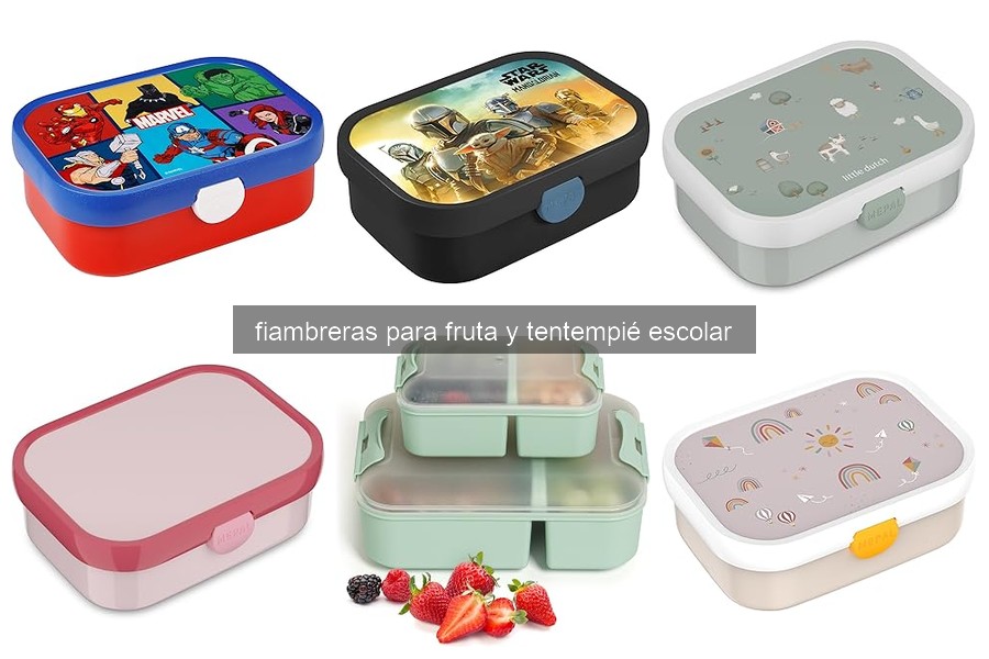 Ventajas y desventajas de las fiambreras para fruta escolar