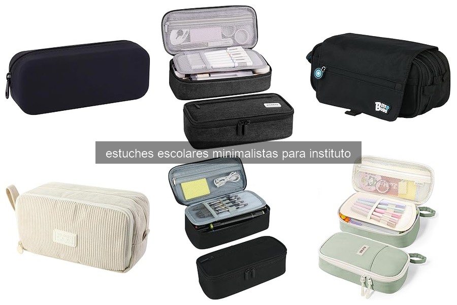 Ventajas y desventajas de los estuches minimalistas escolares